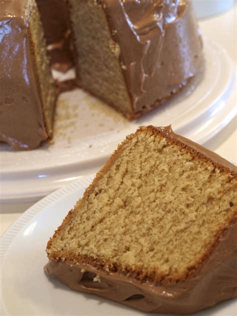 Peanut Butter Pound Cake With Peanut Butter Frosting Recipe Delishably