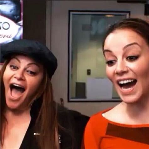 Jenni Rivera And Her Sister Rosie On Their Radio Show Contacto Directo