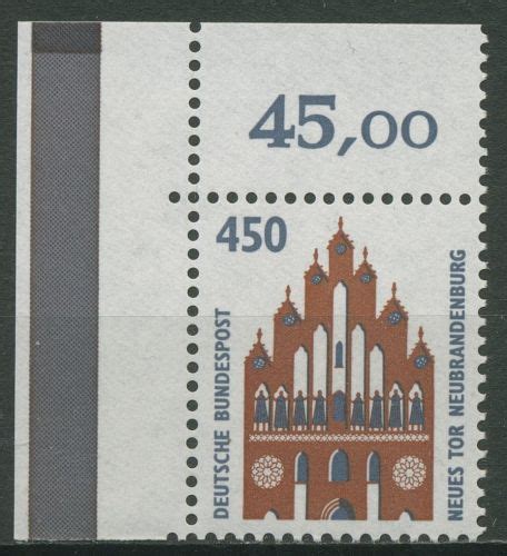 Bund Sehensw Rdigkeiten Swk Ecke Postfrisch Briefmarken