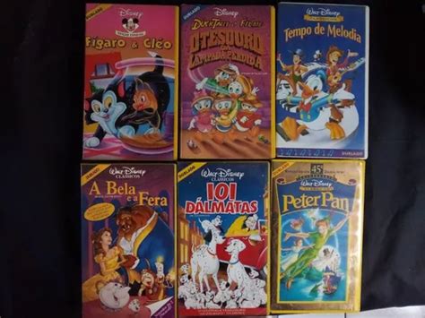 Lote Fitas Vhs A Escolher Desenhos Animados Disney Etc R Em