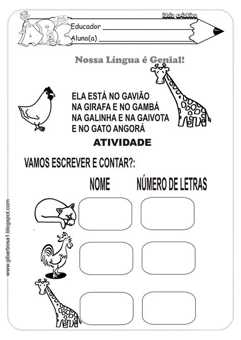 Atividades Letras Do Alfabeto Consoantes Ideia Criativa Gi