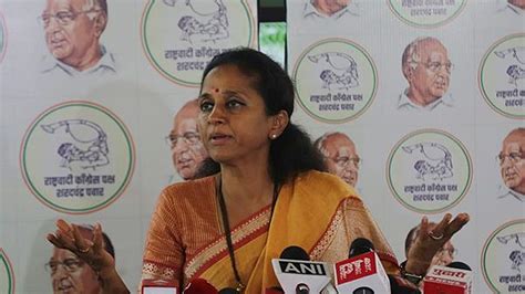 Supriya Sule Thanks Rss Chief For Raising Concern Over Manipur Unrest