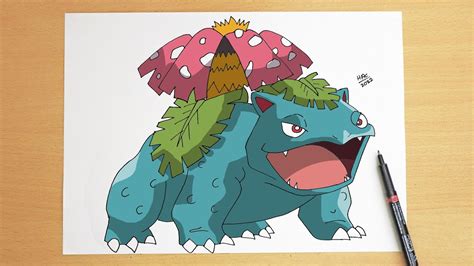 Step By Step How To Draw Venusaur From Pokemon Go Drawingtutorials The Best Porn Website