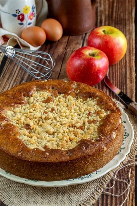 G Teau Crumble Aux Pommes Ou Apple Crumbcake Quand Nad Cuisine