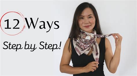 12 Easy Ways To Tie A Scarf Step By Step Guide Youtube