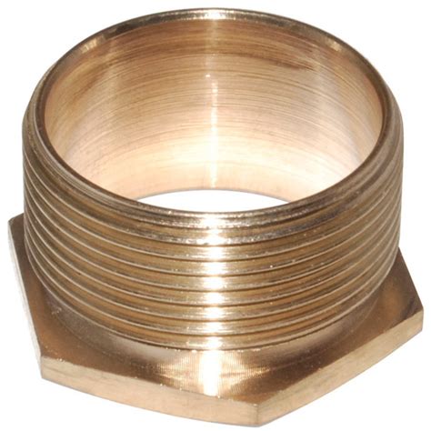 Long Male Brass Bush 38mm Metal Conduit Fittings Conduit