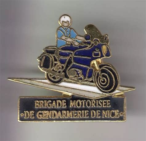 Rare Pins Pins Gendarmerie Nationale Bmo Moto Bmw Paca Cote Azur