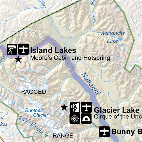 Nahanni National Park Reserve - Full Park Map map by Parks Canada ...