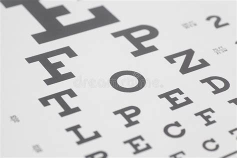 Eyesight test chart stock image. Image of check, lens - 117588085