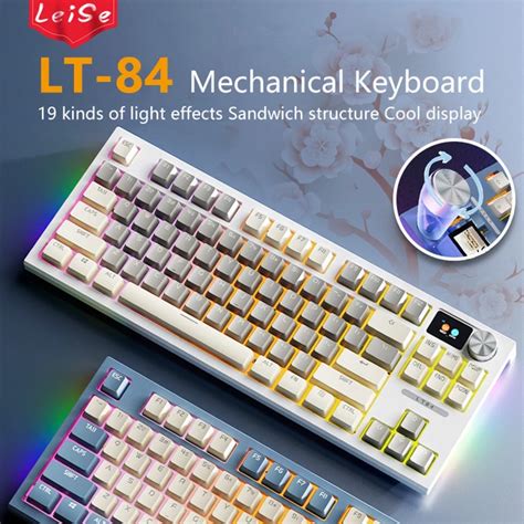LT Key Hot Swappable RGB Wireless Mechanical Keyboard OFF