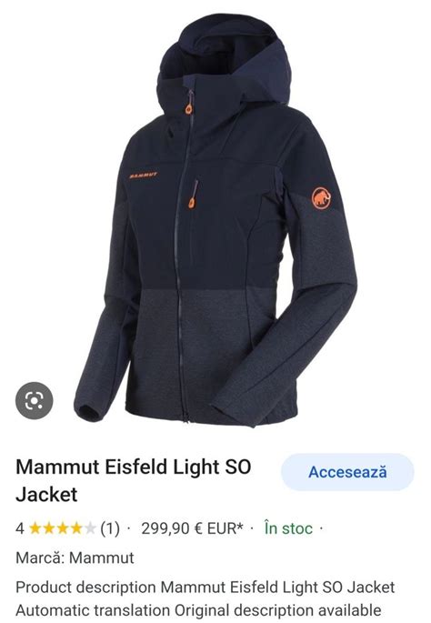 Mammut Eiger Extreme Eisfeld Light Ca Noua Deva OLX Ro