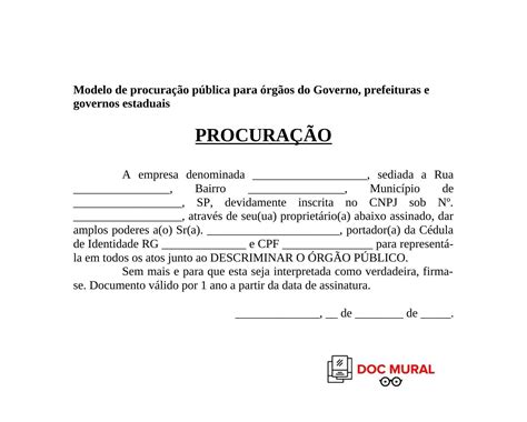 Modelo de Procuração para Representação de Proprietário de Imóvel Banco