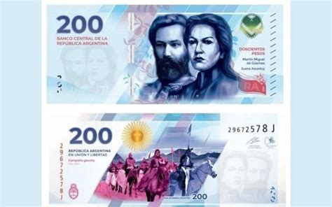 El Banco Central presentó oficialmente el billete de 200 con figuras