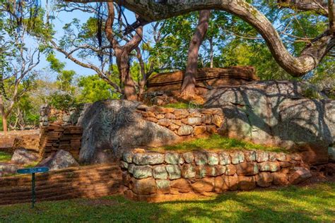 Sigiriya, Sri Lanka, February 5, 2022: Gardens of the Sigiriya R ...