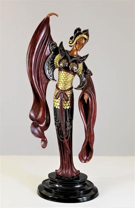 At Auction Erté ERTE CHINESE LEGEND BRONZE SCULPTURE 1988