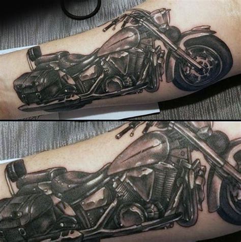 Biker Tattoos For Men Manly Motorcycle Ink Design Ideas