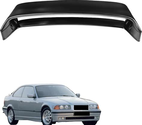 Amazon Silscvtt Black Rear Plastic Trunk Spoiler Wing Replacement