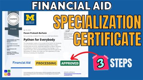 Apply For Specialization On Coursera How To Apply Coursera Financial Aid Youtube