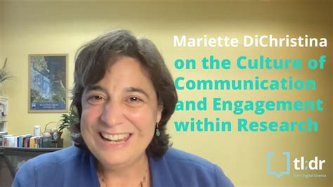 Tldr Shorts Mariette Dichristina On Science Communication And Public