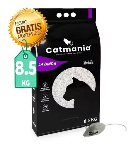 Arena Aglomerante Para Gato Catmania Kg Aroma Lavanda Cuotas Sin