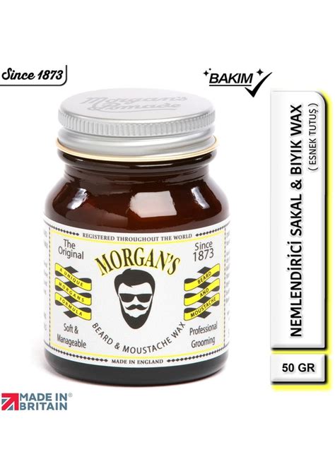 Morgan s Pomade Beard Moustache Wax Sakal Ve Bıyık Şekillendirici