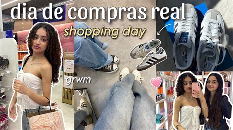 DIA DE COMPRAS Vlog De Um Dia Comigo REAL Grwm Recebidos Principia