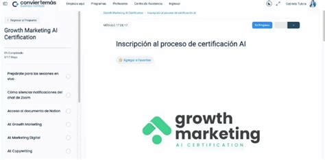 Certificaci N En Marketing Digital Y Growth Marketing Inteligencia