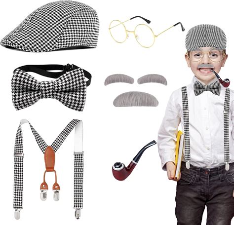 Buy Old Man Costume For Kids 100th Day Of School Grandpa Costume