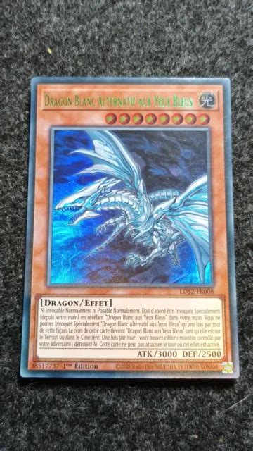 DRAGON BLANC ALTERNATIF Aux Yeux Bleus LDS2 FR008 VF Carte Yu Gi Oh