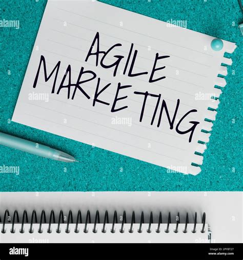 Text Showing Inspiration Agile Marketing Business Showcase Focusing