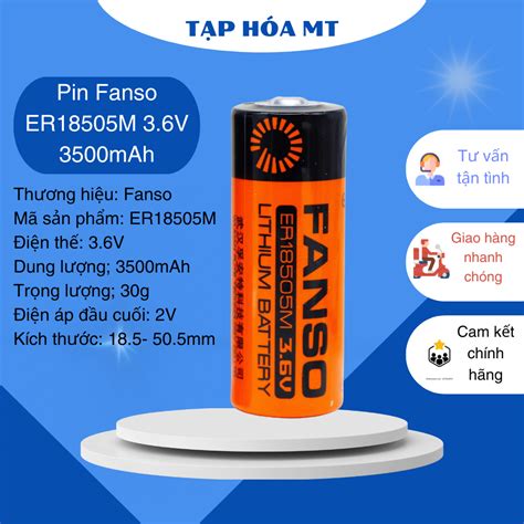 Pin Fanso ER18505M 3 6V 3500mAh chính hãng Shopee Việt Nam