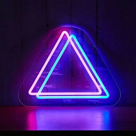 Triangle Neon Light Lita Sign