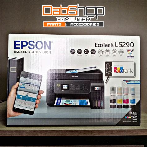 Epson Ecotank L5290 A4 Wi Fi All In One Ink Tank Printer With Adf Shopee Philippines