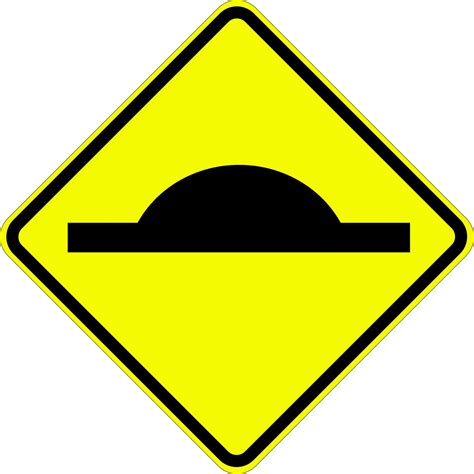 Speed Hump Symbol | Road Signs | USS