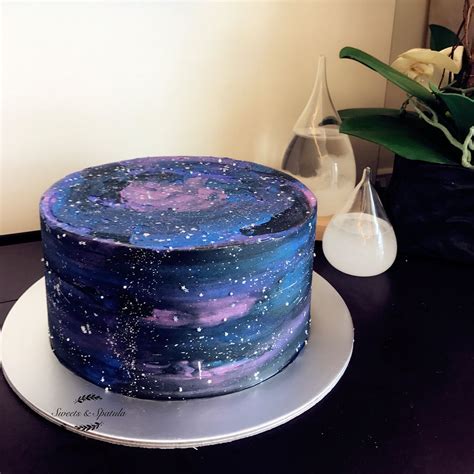 To Infinity & Beyond... Galaxy Cake. #sweetsandspatula #instacake # ...