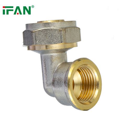 Ifan Customized Brass Pex Plumbing Pipe Fitting Pex Compression