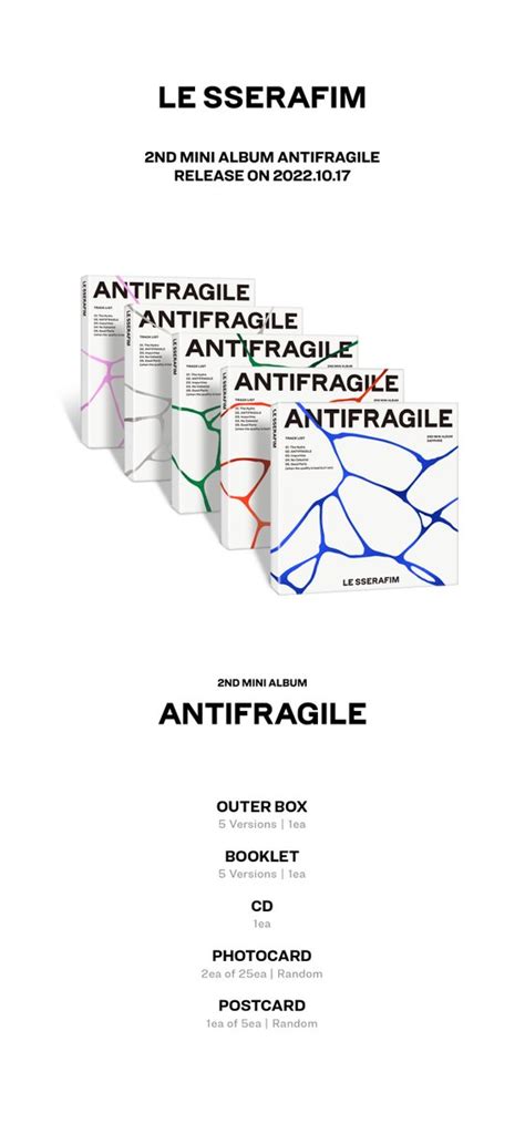 Le Sserafim On Twitter Notice Le Sserafim Antifragile Compact Ver