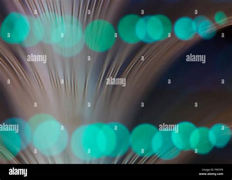 Colorful Abstract Image Of Fiber Optic Lights Stock Photo Alamy