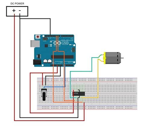 Control Velocidad Y Sentido Motor De DC DIYMakers Arduino Projects