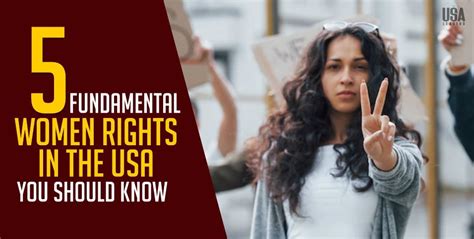 5 Fundamental Women Rights In The Usa You Should Know