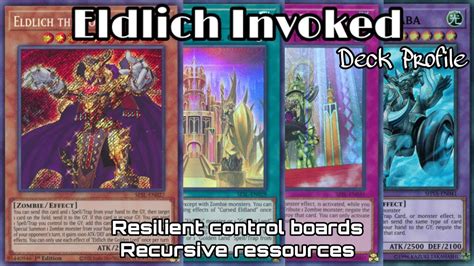 Yu Gi Oh Eldlich Invoked Deck Profile Edopro Youtube