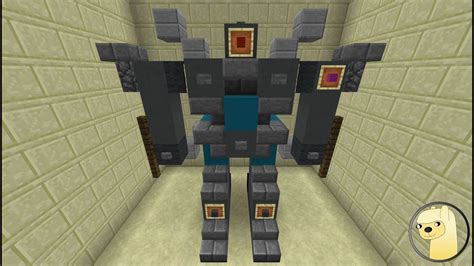 Minecraft How To Build Transformers G Vortex Robot Mode Youtube