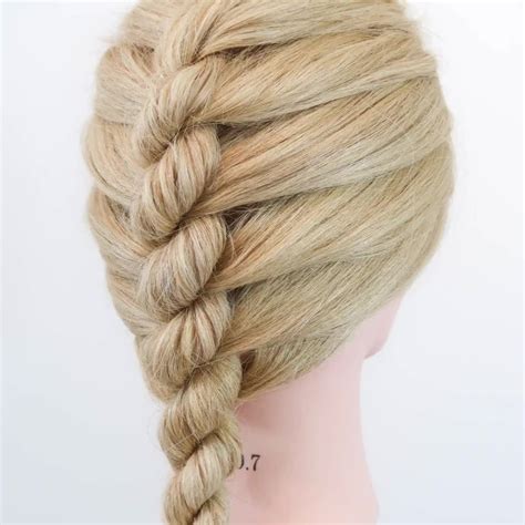 French Rope Braid Updo