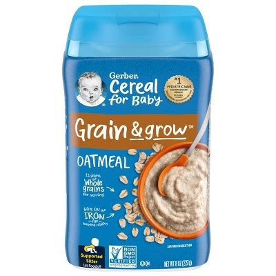 Gerber Single Grain Oatmeal Baby Cereal 8oz Target