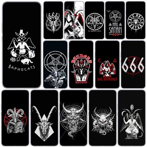 Devils Satans Satanics Skull Soft Cover Para Motorola Moto Edge Pro