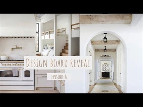 Design Board Reveal Custom Home Build Ep Youtube