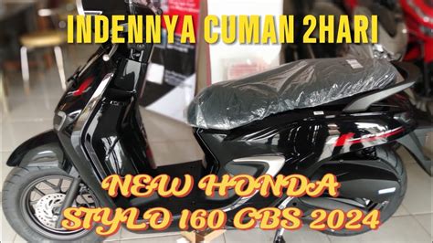 Yang Anda Tunggu Honda Stylo Cbs Terbaru Youtube