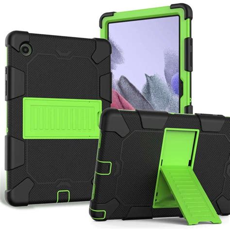 Catzon Samsung Tablet Case For Galaxy Tab A8 10.5inch 2021 (SM-X200/SM-X205/SM-X207)-BlackGreen ...