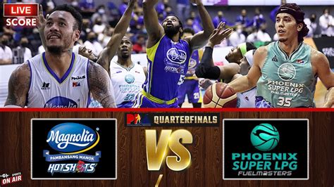 Pba Live Score Magnolia Vs Phoenix Quarterfinals L Free Ending L