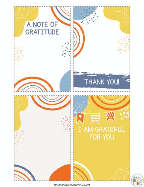 Gratitude Day Activities Free Printable Activities - Natural Beach Living